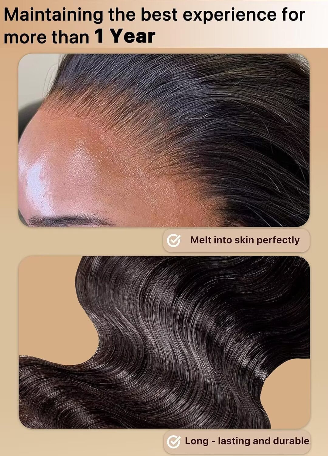 Triippy Raw Hair 5x5 HD Lace Closure Body Wave More Less Shedding than Regular Virgin Hair,0.10mm Ultra-Thin 5x5 Swiss Real HD Lace with 100% Raw Cambodian Human Hair